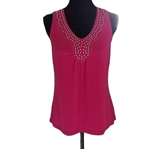 CAROLYN Taylor V Neck Sleeveless Top